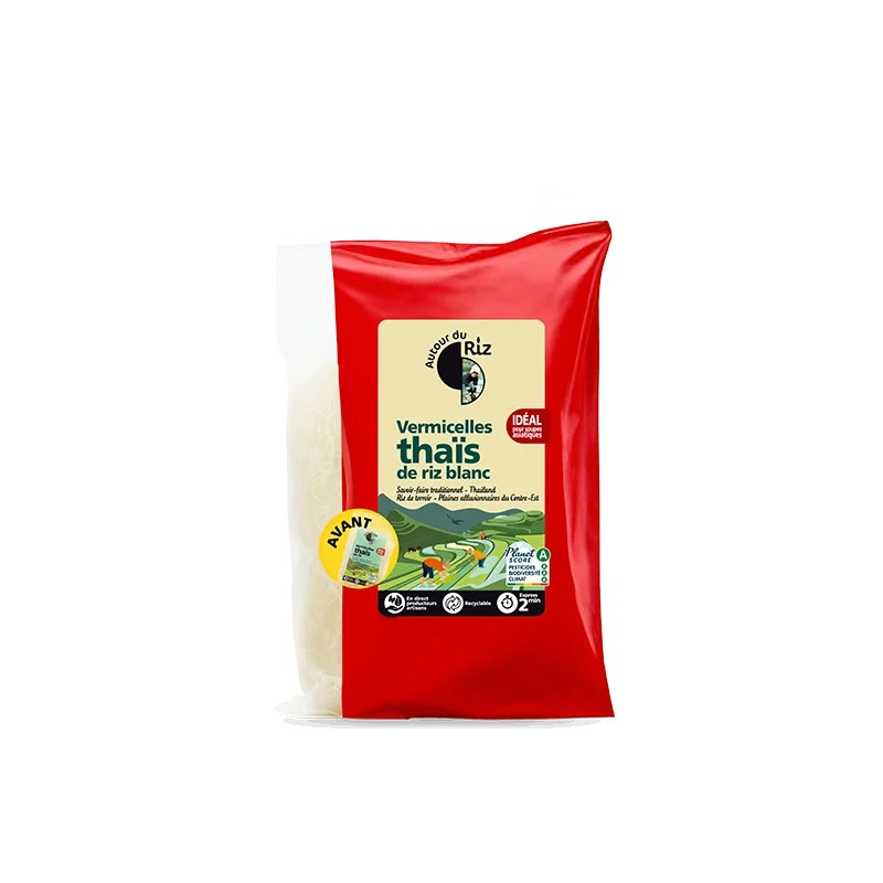Vermicelles thai de riz 200g   dans votre magasin bio en ligne Etiketbio.eu