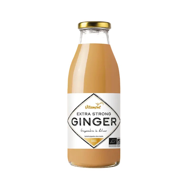 Gingembre à diluer bio 50cl – Vitamont Vitamont  dans votre magasin bio en ligne Etiketbio.eu