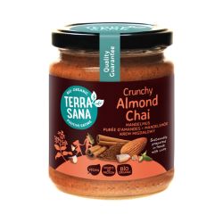Purée d’amande chaï crunchy bio 250g – TerraSana TerraSana  dans votre magasin bio en ligne Etiketbio.eu