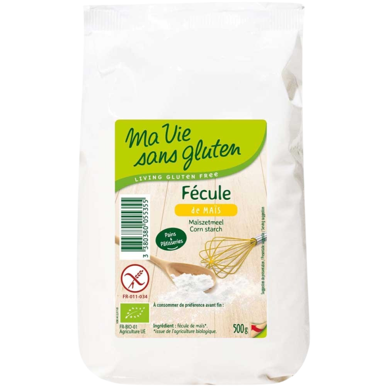 Fécule de maïs 500g Ma Vie Sans Gluten Ma Vie Sans Gluten  dans votre magasin bio en ligne Etiketbio.eu