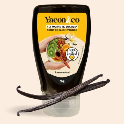 Sirop de yacon vanille 215gr Yacon&co  Yacon & Co  dans votre magasin bio en ligne Etiketbio.eu