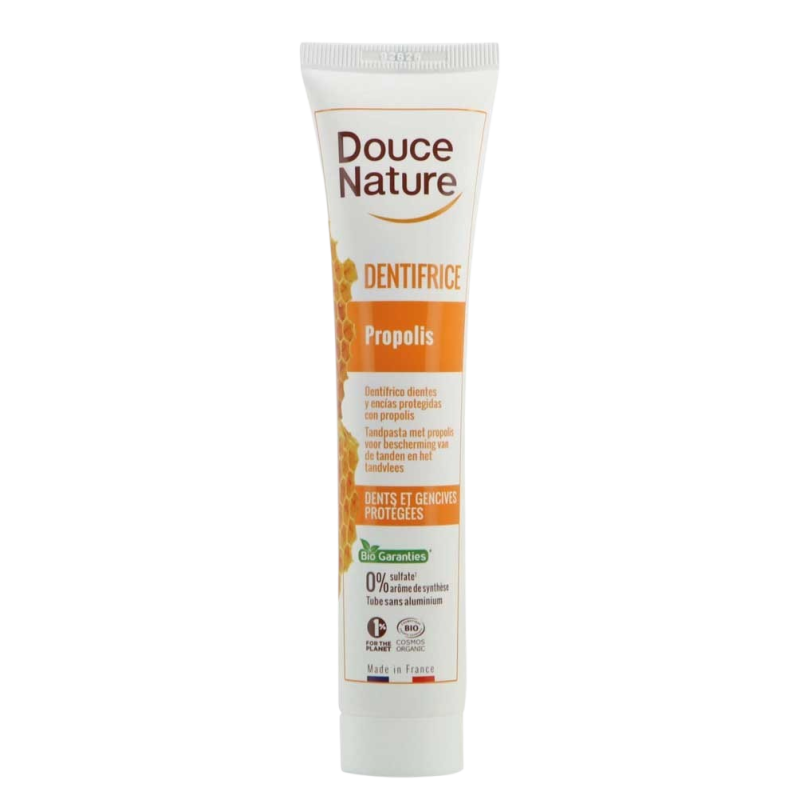 Dentifrice propolis 75ml bio – Douce Nature Douce Nature  dans votre magasin bio en ligne Etiketbio.eu