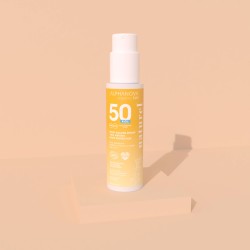 Spray solaire enfant SPF50 bio 100g - Alphanova Alphanova  dans votre magasin bio en ligne Etiketbio.eu