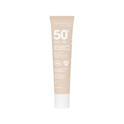 Crème solaire teintée nude SPF50+ bio - Alphanova Alphanova  dans votre magasin bio en ligne Etiketbio.eu