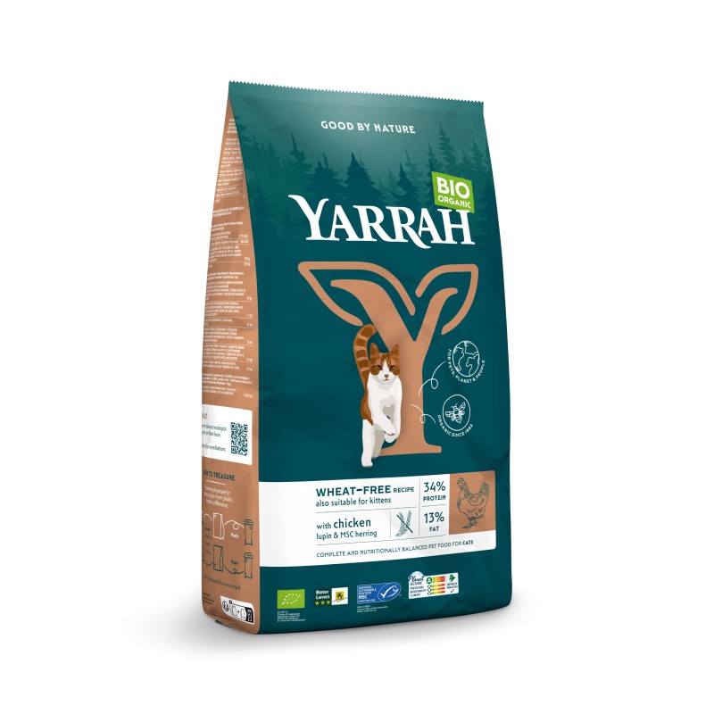 Croquettes chien poulet bio 2 kg – Yarrah adulte Yarrah  dans votre magasin bio en ligne Etiketbio.eu