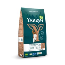 Croquettes chat sans blé poulet poisson bio – Yarrah 2,4 kg Yarrah  dans votre magasin bio en ligne Etiketbio.eu