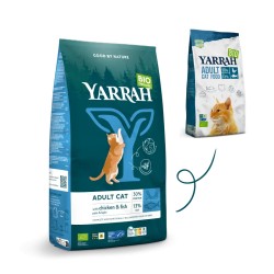 Croquettes chat poisson bio 800 g – Yarrah adulte Yarrah  dans votre magasin bio en ligne Etiketbio.eu