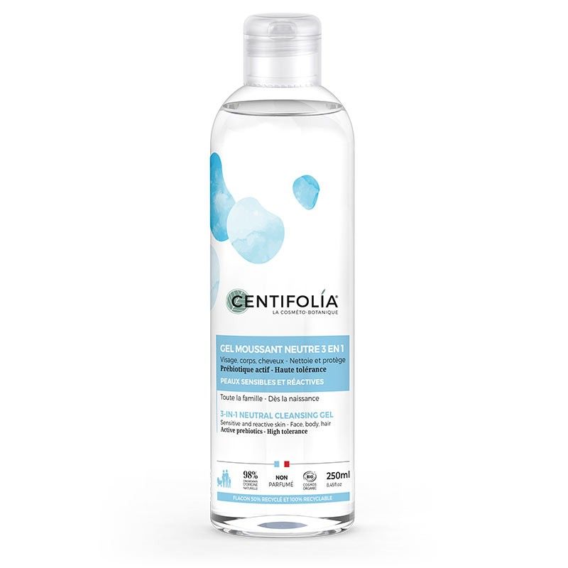 Gel moussant neutre 3 en 1 bio – Centifolia Centifolia  dans votre magasin bio en ligne Etiketbio.eu