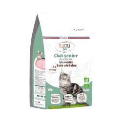 Croquettes chat senior bio 2 kg – Felichef Felichef bio  dans votre magasin bio en ligne Etiketbio.eu