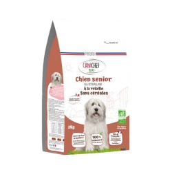 Croquettes chien senior sans céréales Canichef Canichef Bio  dans votre magasin bio en ligne Etiketbio.eu