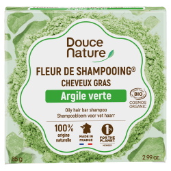 Fleur shampooing cheveux gras 85g bio – Douce Nature Douce Nature  dans votre magasin bio en ligne Etiketbio.eu