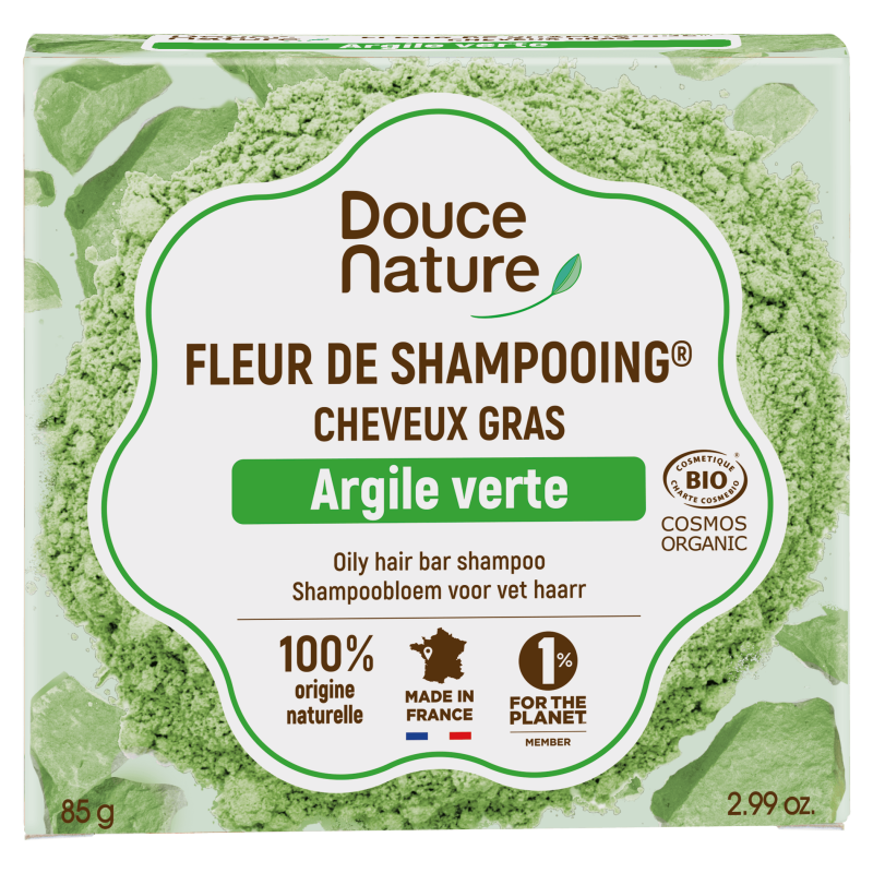 Fleur shampooing cheveux gras 85g bio – Douce Nature Douce Nature  dans votre magasin bio en ligne Etiketbio.eu