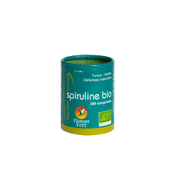 Spiruline Bio 300 comprimés Flamant Vert Flamant Vert  dans votre magasin bio en ligne Etiketbio.eu