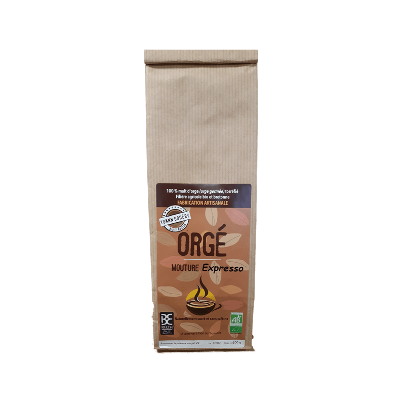 Café d’orge bio expresso 200g Orgé Yoann Gouery  dans votre magasin bio en ligne Etiketbio.eu