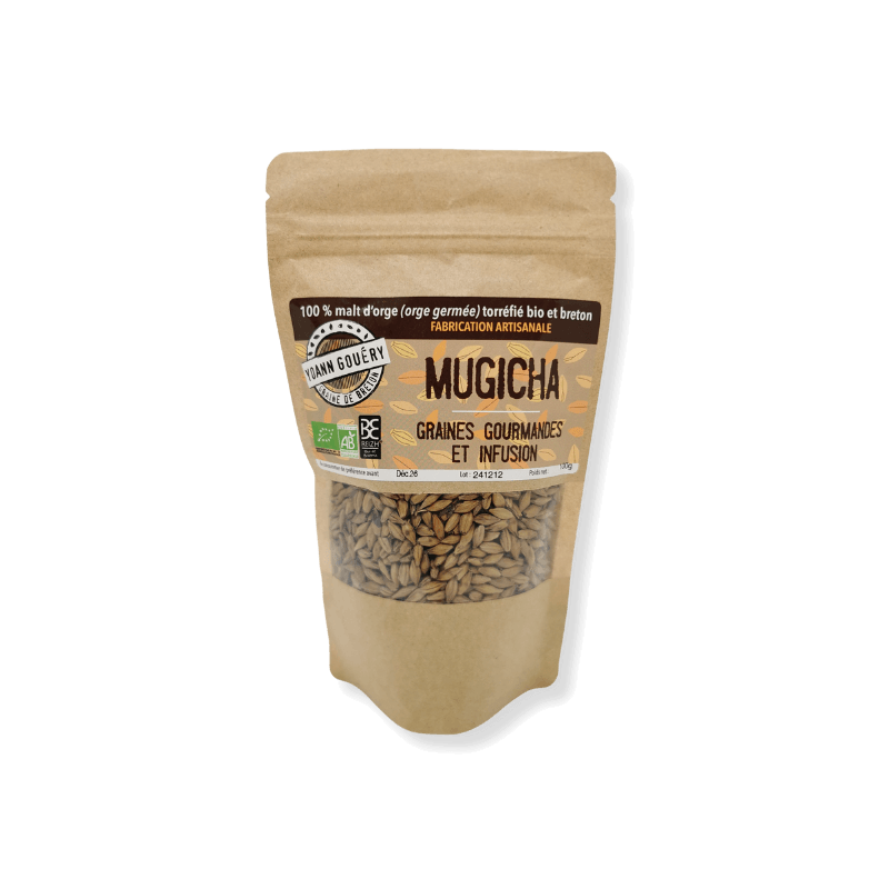 Mugicha bio 100g – Orge torréfié Graine de Breton Yoann Gouery  dans votre magasin bio en ligne Etiketbio.eu