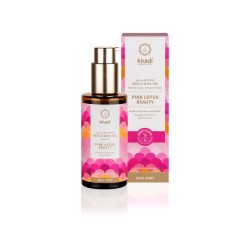 Huile corps Pink Lotus Beauty 100ml - Khadi Khadi  dans votre magasin bio en ligne Etiketbio.eu