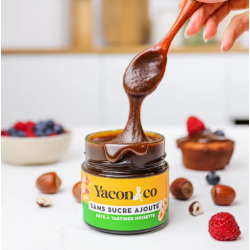 Pâte à tartiner noisette 200g bio – Yacon & Co  Yacon & Co  dans votre magasin bio en ligne Etiketbio.eu