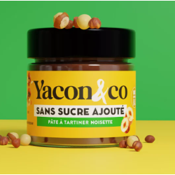 Pâte à tartiner noisette 200g bio – Yacon & Co  Yacon & Co  dans votre magasin bio en ligne Etiketbio.eu