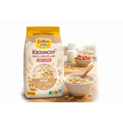 Krounchy avoine sans gluten 800g bio – Grillon d’Or Grillon d'Or  dans votre magasin bio en ligne Etiketbio.eu
