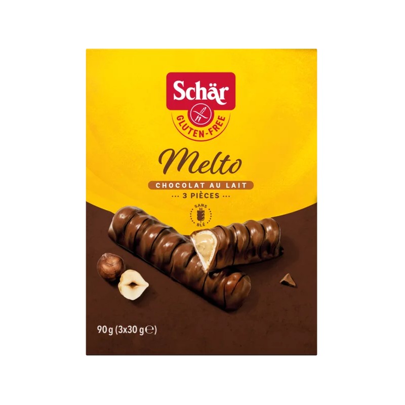 Melto 90 g sans gluten cœur noisette - Schär Schär  dans votre magasin bio en ligne Etiketbio.eu