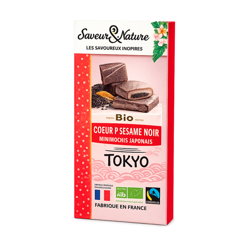 Chocolat au lait sésame noir bio – Saveurs & Nature Saveurs et Nature  dans votre magasin bio en ligne Etiketbio.eu