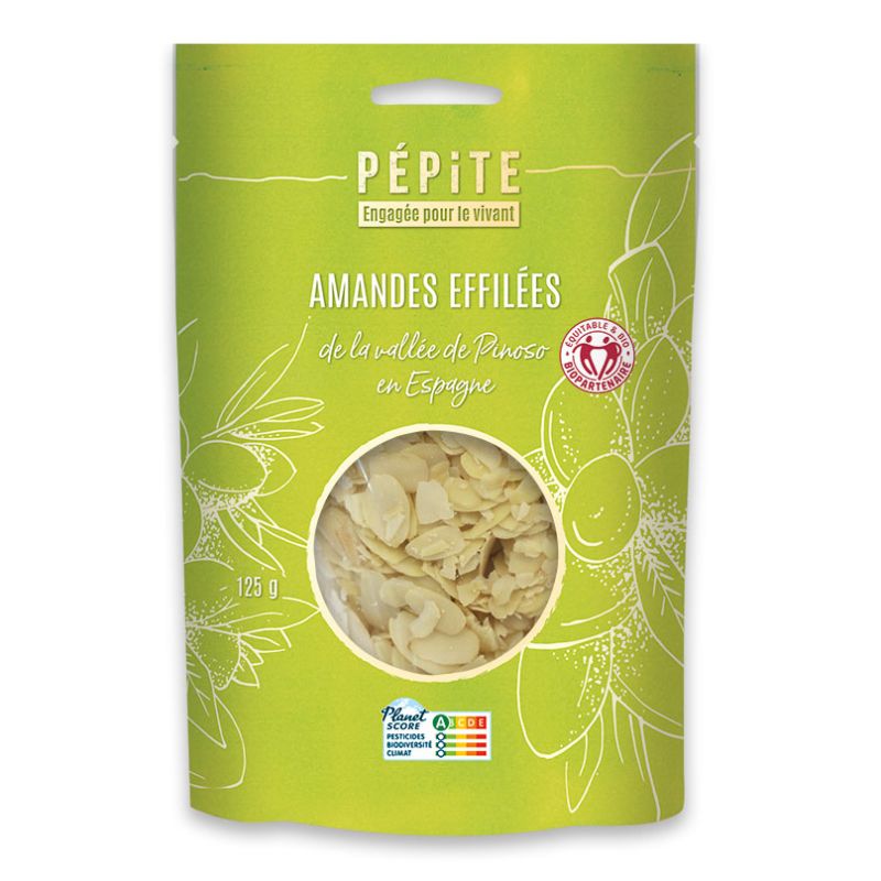 Amandes effilées bio 125g Pépite