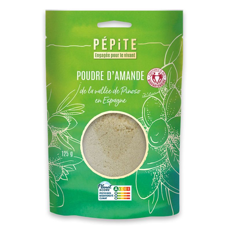 Amandes poudre 125g bio Pépite