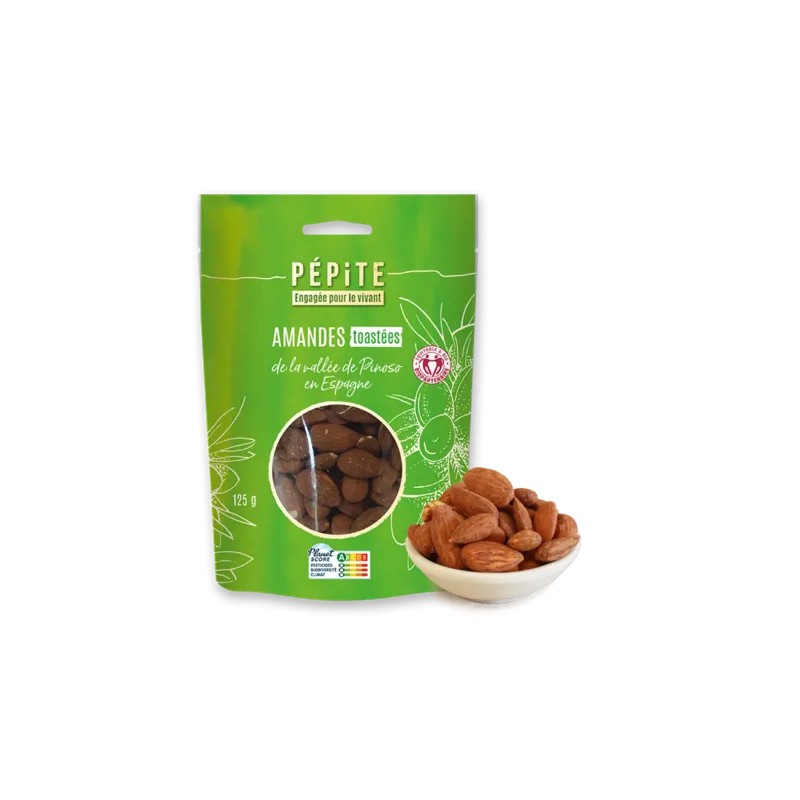 Amandes Espagne grillées 125g Pépite