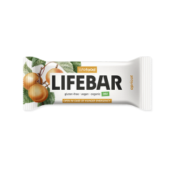 Barre crue abricot 40g bio sans gluten – Lifefood Lifefood  dans votre magasin bio en ligne Etiketbio.eu