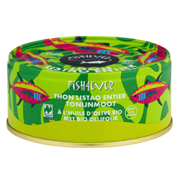Thon listao huile d’olive bio 160g – Fish4Ever Fish4ever  dans votre magasin bio en ligne Etiketbio.eu
