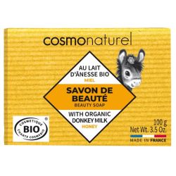 Savon lait d’ânesse miel bio 100 g – Cosmo Naturel Cosmo Naturel  dans votre magasin bio en ligne Etiketbio.eu