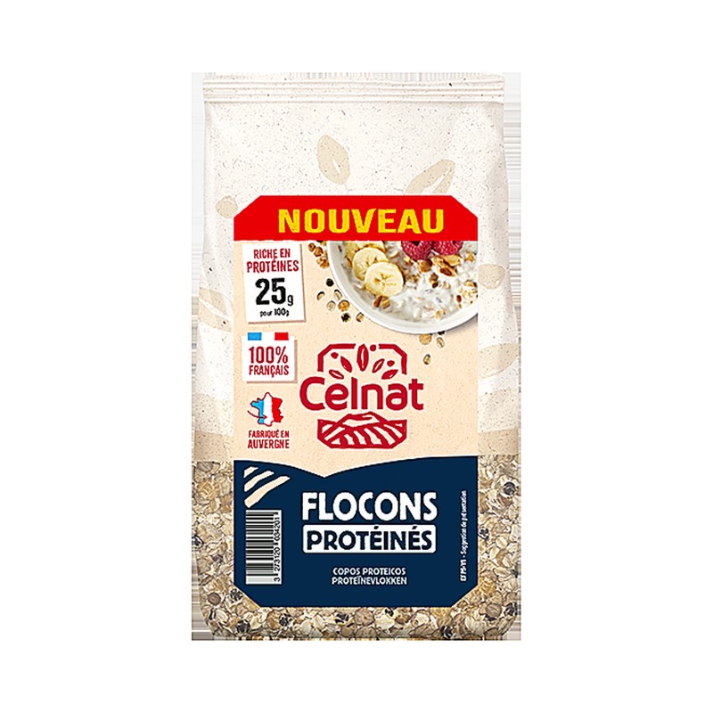 Flocons protéinés bio 400 g – Celnat Celnat  dans votre magasin bio en ligne Etiketbio.eu