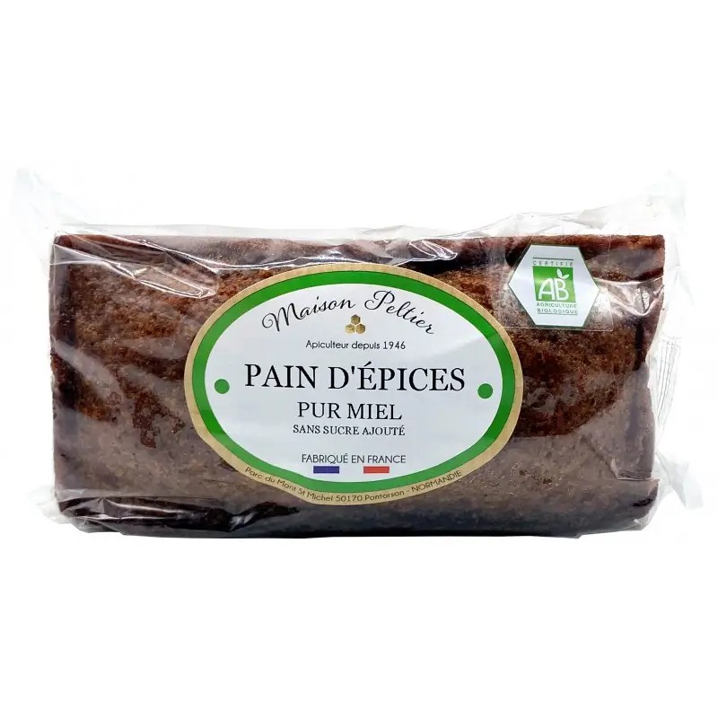 Pain d’épices pur miel bio 250g – Maison Peltier Baramel  dans votre magasin bio en ligne Etiketbio.eu
