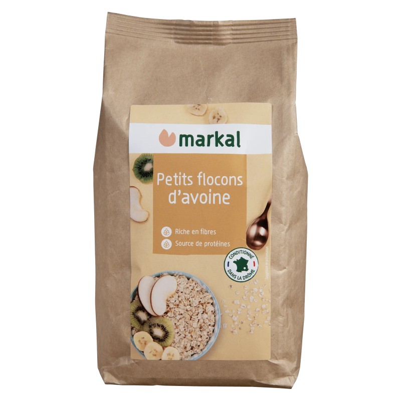 Petits flocons d’avoine bio 750g – Markal Markal  dans votre magasin bio en ligne Etiketbio.eu