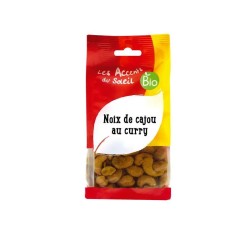 Noix de cajou curry bio 125g – Accent du Soleil Les Accents du Soleil fruits secs bio  dans votre magasin bio en ligne Etiket...