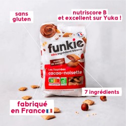 Céréales fourrées cacao noisette bio 250g – Funkie Funkie  dans votre magasin bio en ligne Etiketbio.eu