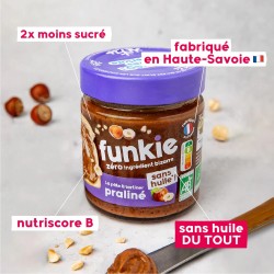 Pâte à tartiner praliné bio 200g – Funkie Funkie  dans votre magasin bio en ligne Etiketbio.eu