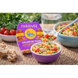 Salade de thon couscous bio 160g – Fish4Ever Fish4ever  dans votre magasin bio en ligne Etiketbio.eu