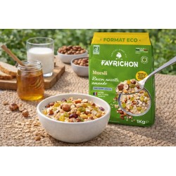 Muesli raisin noisette amande bio 1kg – Favrichon Favrichon  dans votre magasin bio en ligne Etiketbio.eu