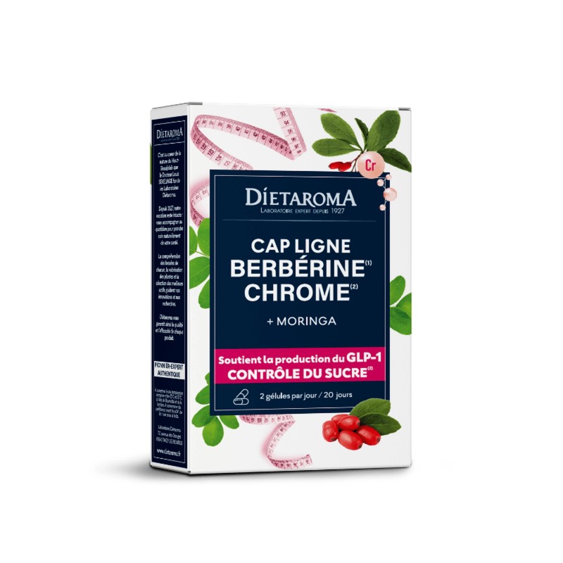 Berbérine Chrome 40 gélules – Dietaroma Dietaroma  dans votre magasin bio en ligne Etiketbio.eu