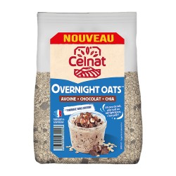 Overnight Oats chocolat bio 300g – Celnat Celnat  dans votre magasin bio en ligne Etiketbio.eu