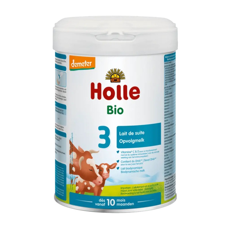 Lait de suite 3 bio Demeter Holle 800g Holle  dans votre magasin bio en ligne Etiketbio.eu