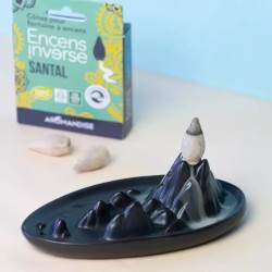 Cônes fontaine à encens santal – Les Encens du Monde Les encens du monde  dans votre magasin bio en ligne Etiketbio.eu