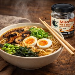 Miso riz soja 4 mois bio 200g – Autour du Riz