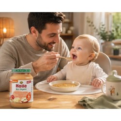 Pomme banane épeautre bébé 190g Demeter – Holle Holle  dans votre magasin bio en ligne Etiketbio.eu