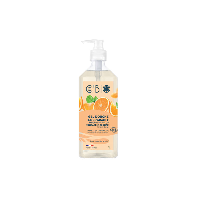 Gel douche énergisant 1L Ce'Bio  dans votre magasin bio en ligne Etiketbio.eu