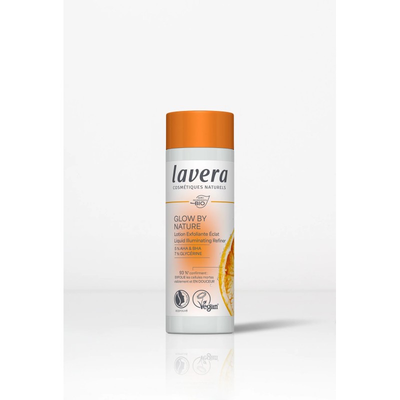 Lotion exfoliante éclat 100 ml - Lavera Glow by Nature Lavera  dans votre magasin bio en ligne Etiketbio.eu