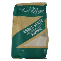 Argile verte surfine 300g – Montmorillonite Ciel d’Azur Ciel d'azur  dans votre magasin bio en ligne Etiketbio.eu