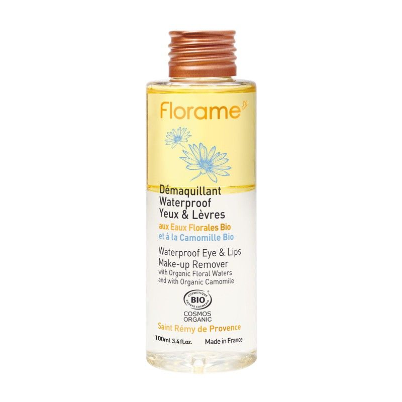 Démaquillant biphasé waterproof bio – Florame Florame  dans votre magasin bio en ligne Etiketbio.eu