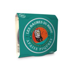 Baume de massage Bio - Apaise Piqûre 30 ml - Les Baumes du Hibou Baume du hibou  dans votre magasin bio en ligne Etiketbio.eu